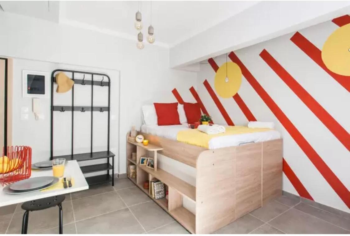 Colorful Apartment In Athen Exterior foto